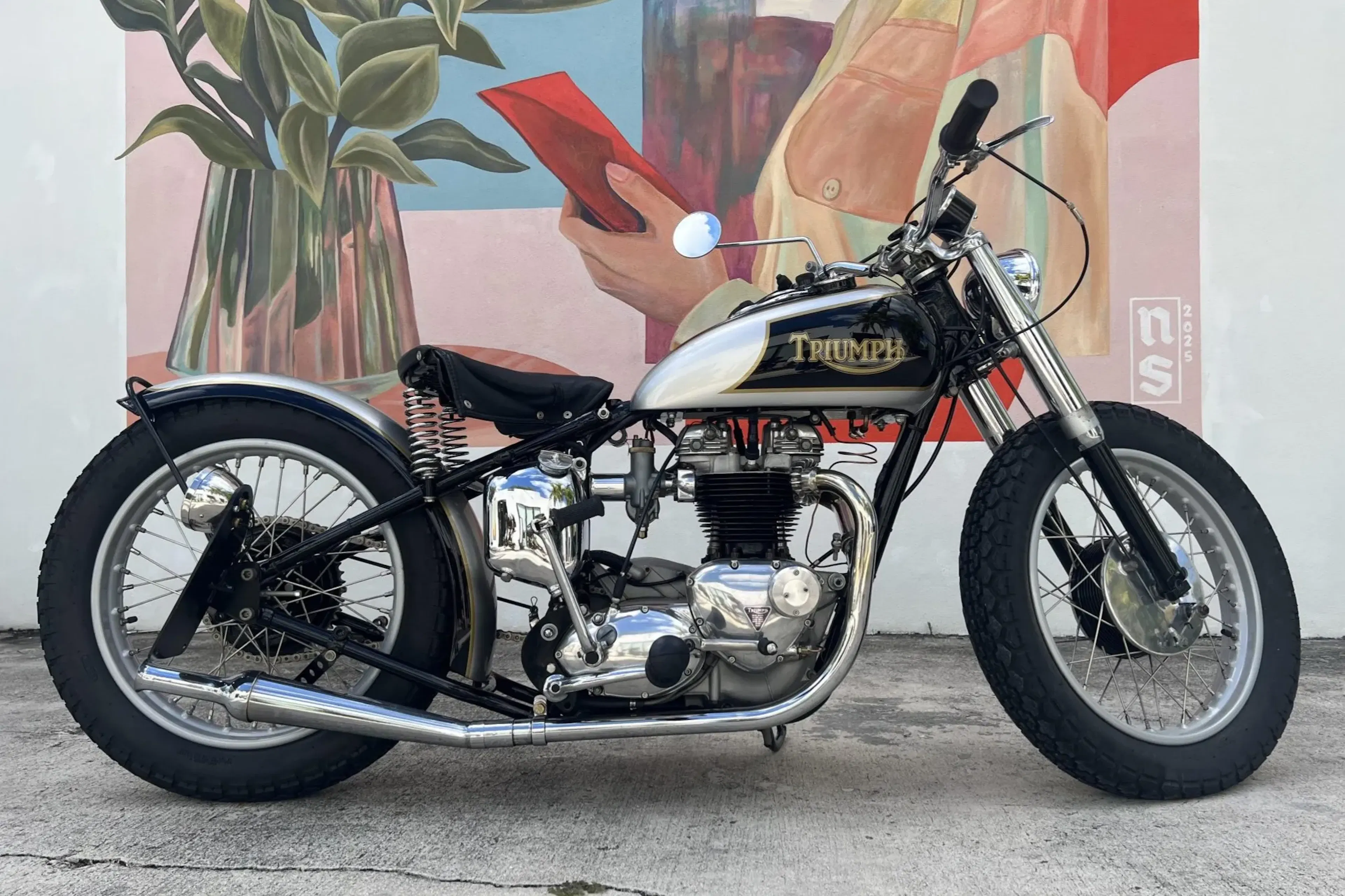 TRIUMPH トライアンフ シート 1969 TR6 ラズルダズル BSA Triumphシート（T100/T120/T150等 ） - トライアンフ・BSA 旧車パーツ